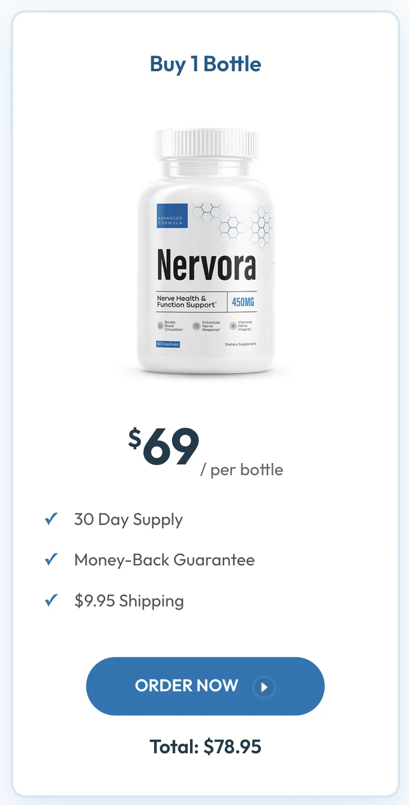 Nervora one bottle